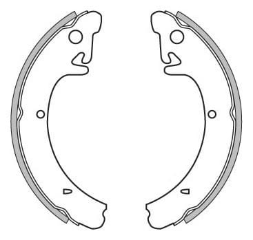 BRAKE SHOES AXLE SET (4)