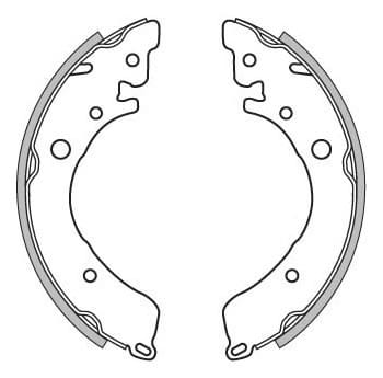 BRAKE SHOES AXLE SET (4)