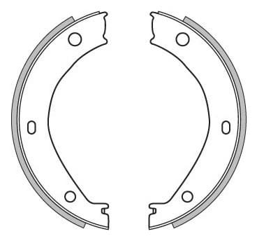 HAND BRAKE SHOES SET (4)