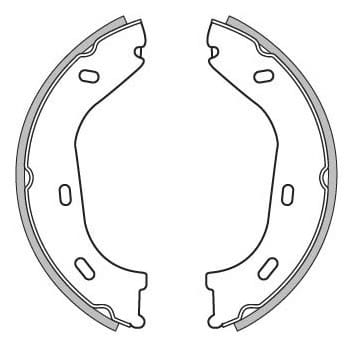 HAND BRAKE SHOES SET (4)