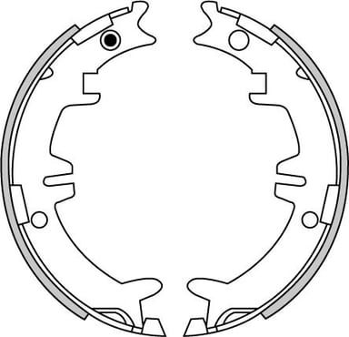 HAND BRAKE SHOES SET (4)