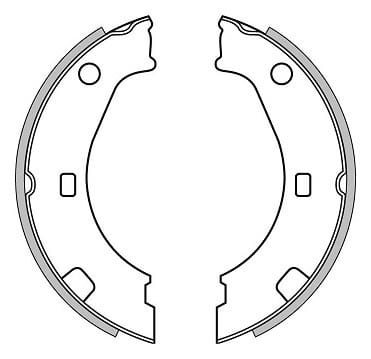 HAND BRAKE SHOES SET (4)