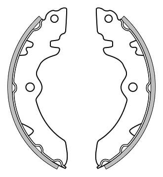 BRAKE SHOES AXLE SET (4)