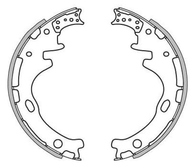 BRAKE SHOES AXLE SET (4)