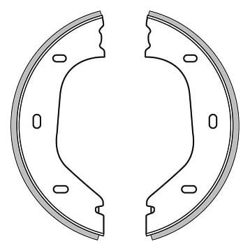 HAND BRAKE SHOES SET (4)