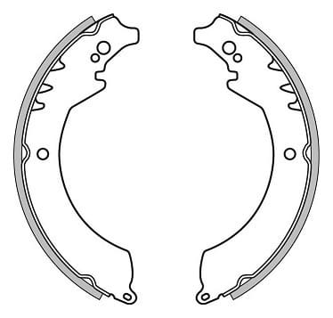BRAKE SHOES AXLE SET (4)