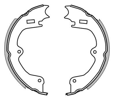 HAND BRAKE SHOES SET (4)