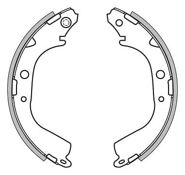 BRAKE SHOES AXLE SET (4)