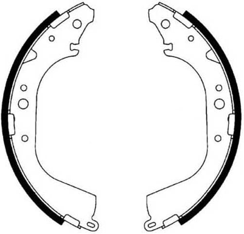 BRAKE SHOES AXLE SET (4)