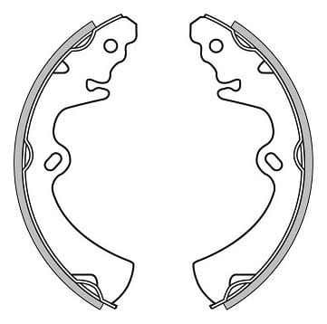 BRAKE SHOES AXLE SET (4)