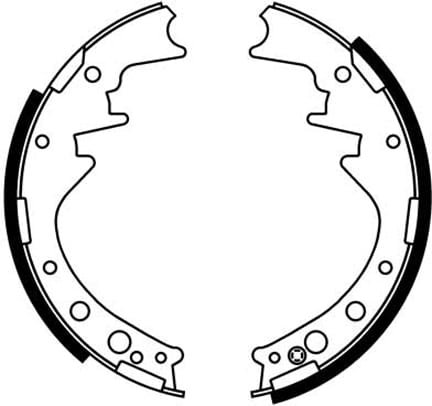 BRAKE SHOES AXLE SET (4)