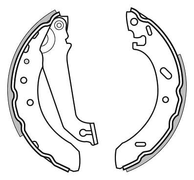 BRAKE SHOES AXLE SET (4)
