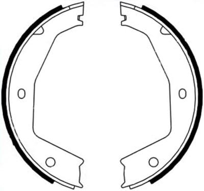HAND BRAKE SHOES SET (4)