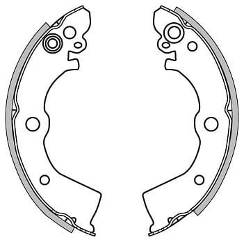 BRAKE SHOES AXLE SET (4)