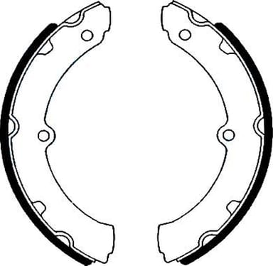 BRAKE SHOES AXLE SET (4)