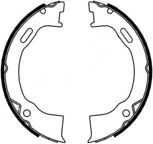 HAND BRAKE SHOES SET (4)