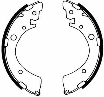 BRAKE SHOES AXLE SET (4)