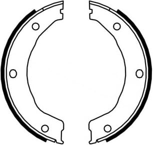 HAND BRAKE SHOES SET (4)