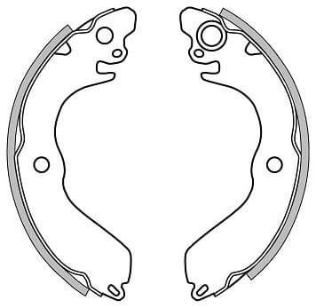BRAKE SHOES AXLE SET (4)