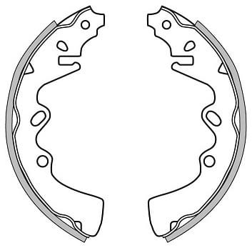 BRAKE SHOES AXLE SET (4)