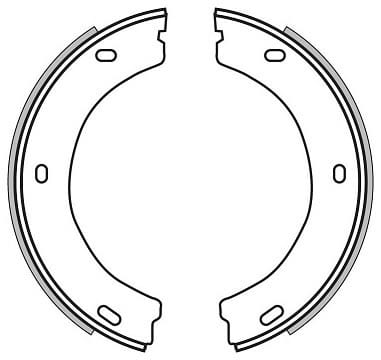 HAND BRAKE SHOES SET (4)