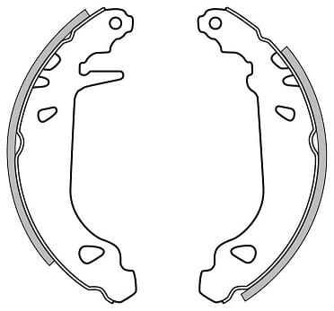 BRAKE SHOES AXLE SET (4)