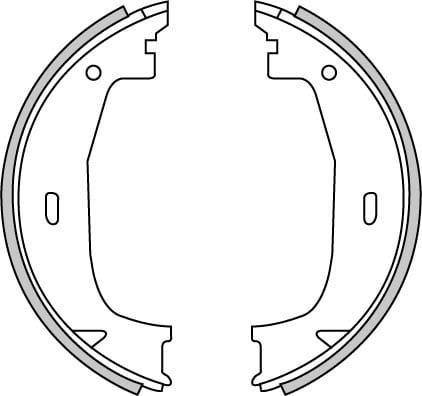 HAND BRAKE SHOES SET (4)