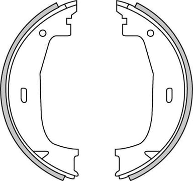 HAND BRAKE SHOES SET (4)