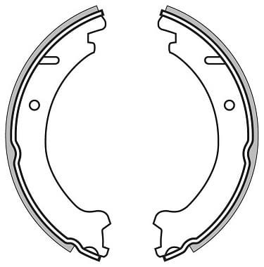 HAND BRAKE SHOES SET (4)