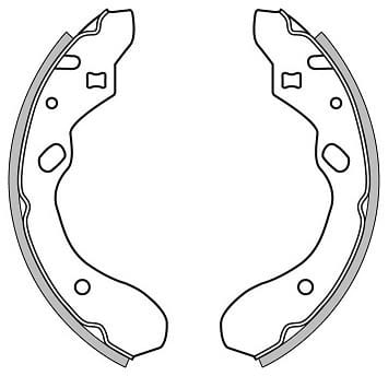 BRAKE SHOES AXLE SET (4)