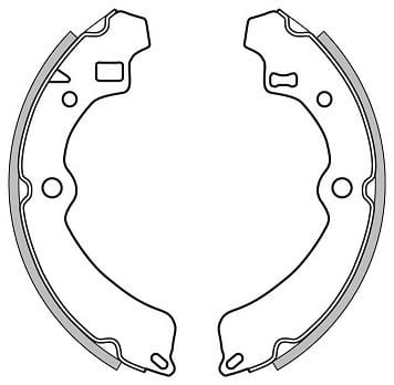 BRAKE SHOES AXLE SET (4)