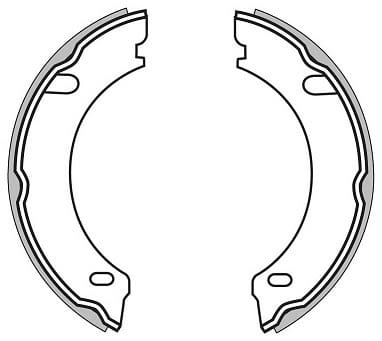 HAND BRAKE SHOES SET (4)