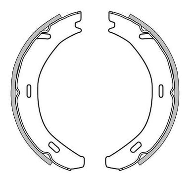 HAND BRAKE SHOES SET (4)