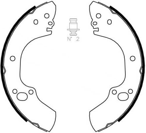 BRAKE SHOES AXLE SET (4)