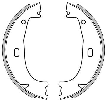 HAND BRAKE SHOES SET (4)
