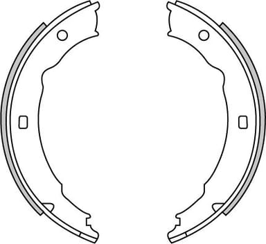 HAND BRAKE SHOES SET (4)