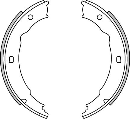 HAND BRAKE SHOES SET (4)