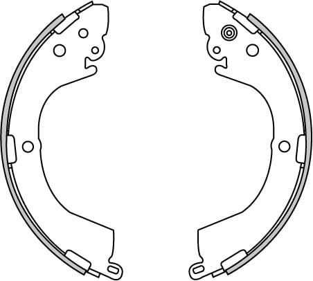 BRAKE SHOES AXLE SET (4)