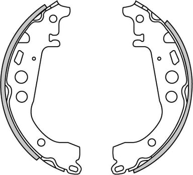 BRAKE SHOES AXLE SET (4)