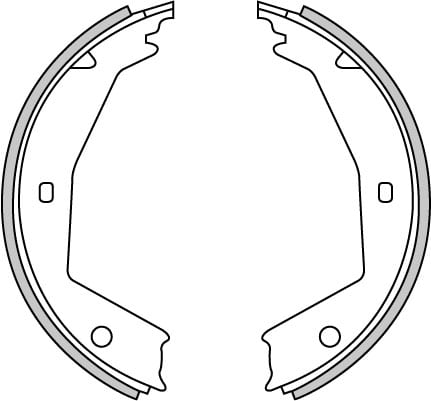 HAND BRAKE SHOES SET (4)