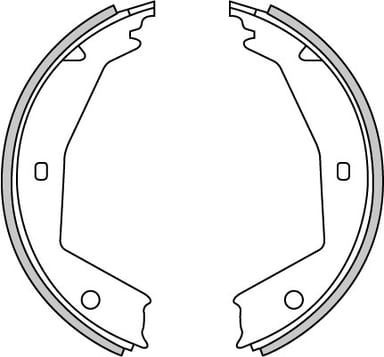 HAND BRAKE SHOES SET (4)