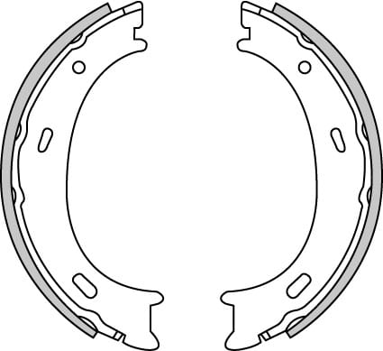 HAND BRAKE SHOES SET (4)