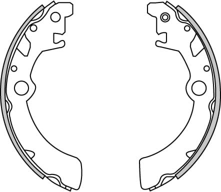 BRAKE SHOES AXLE SET (4)