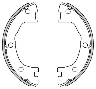 HAND BRAKE SHOES SET (4)