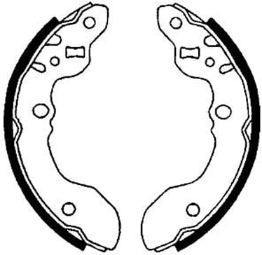 BRAKE SHOES AXLE SET (4)