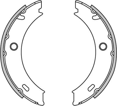 HAND BRAKE SHOES SET (4)