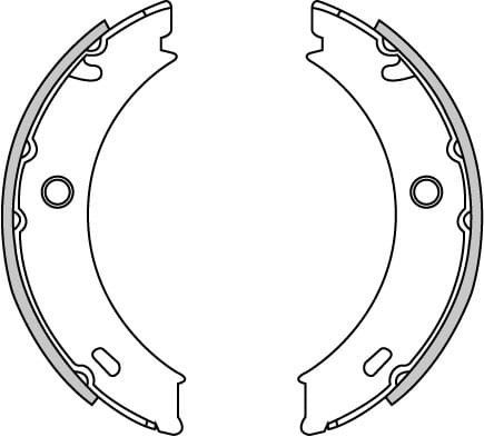 HAND BRAKE SHOES SET (4)