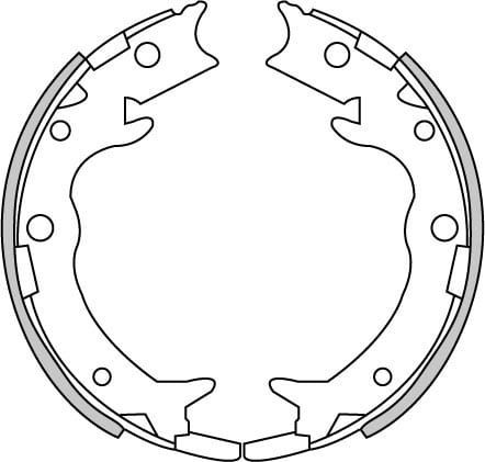 HAND BRAKE SHOES SET (4)