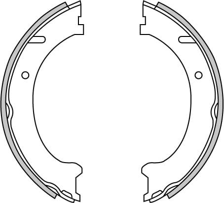HAND BRAKE SHOES SET (4)