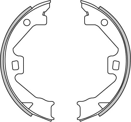 HAND BRAKE SHOES SET (4)